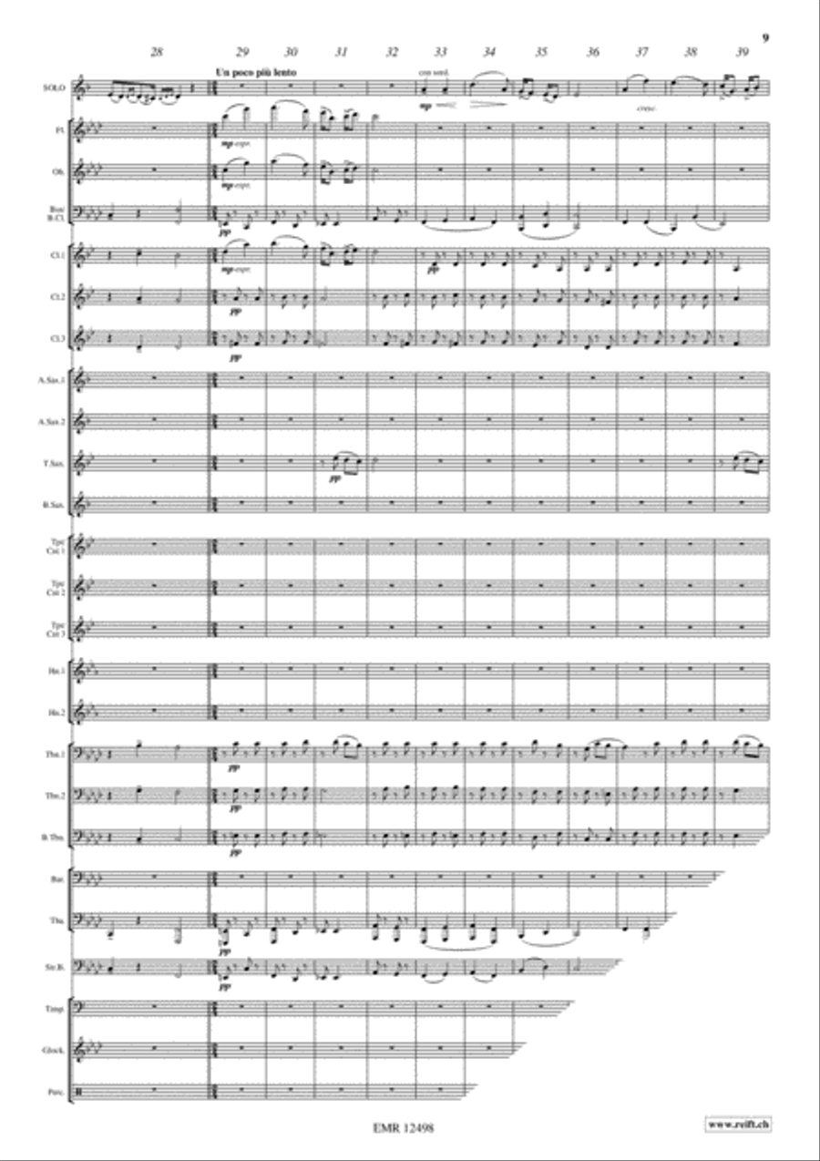 Zigeunerweisen Concert Band scores gallery preview page 10