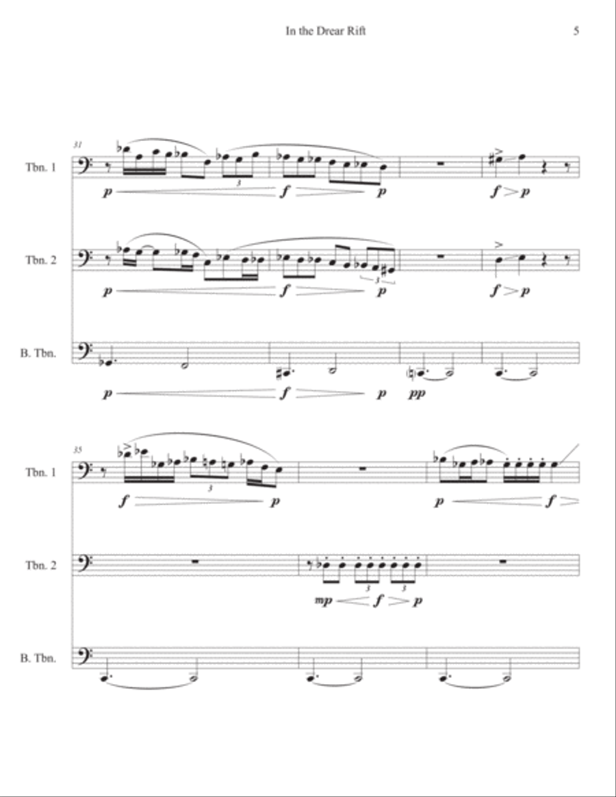 In the Drear Rift Brass Ensemble scores gallery preview page 6
