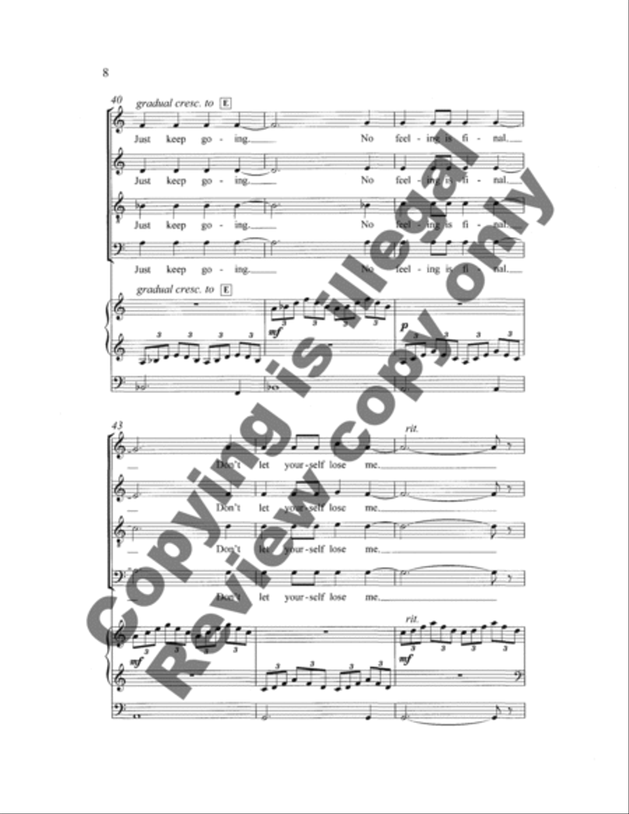 God Speaks to Each of Us 4-Part scores gallery preview page 6