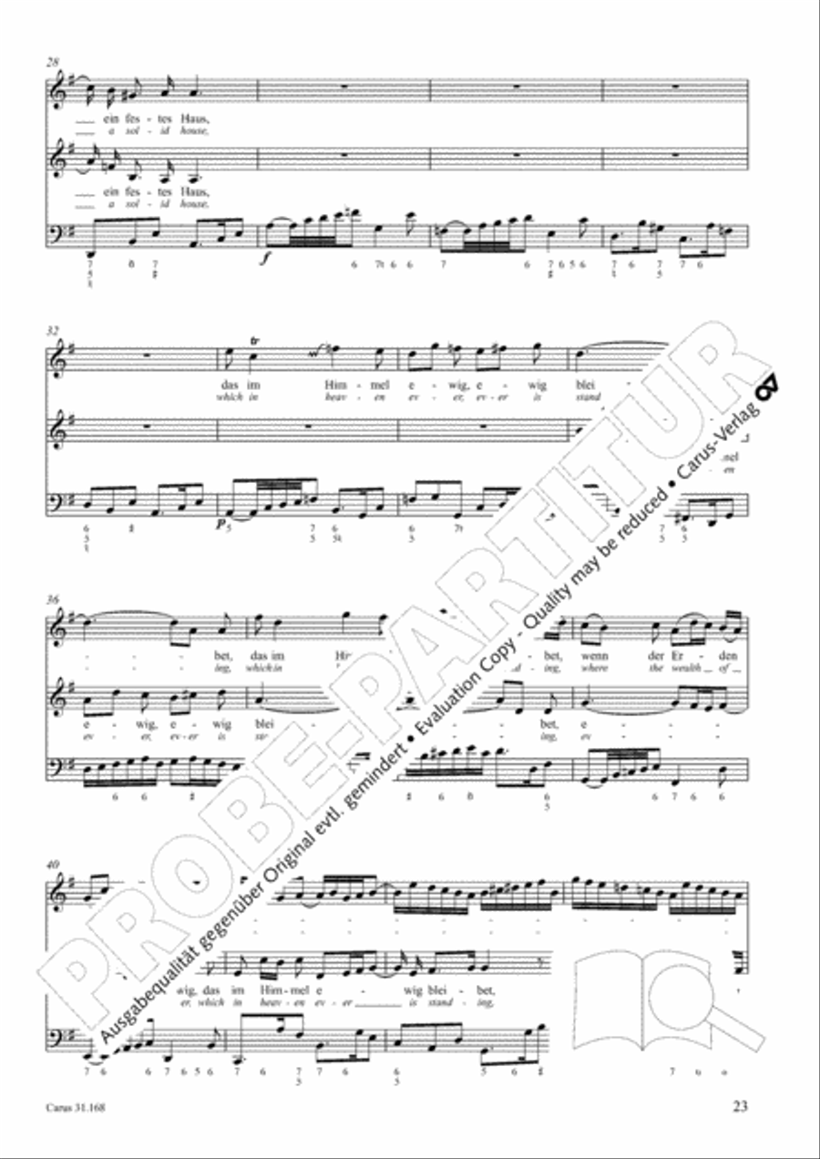 Day of reck'ning! Judgment day (Tue Rechnung! Donnerwort) 4-Part scores gallery preview page 24