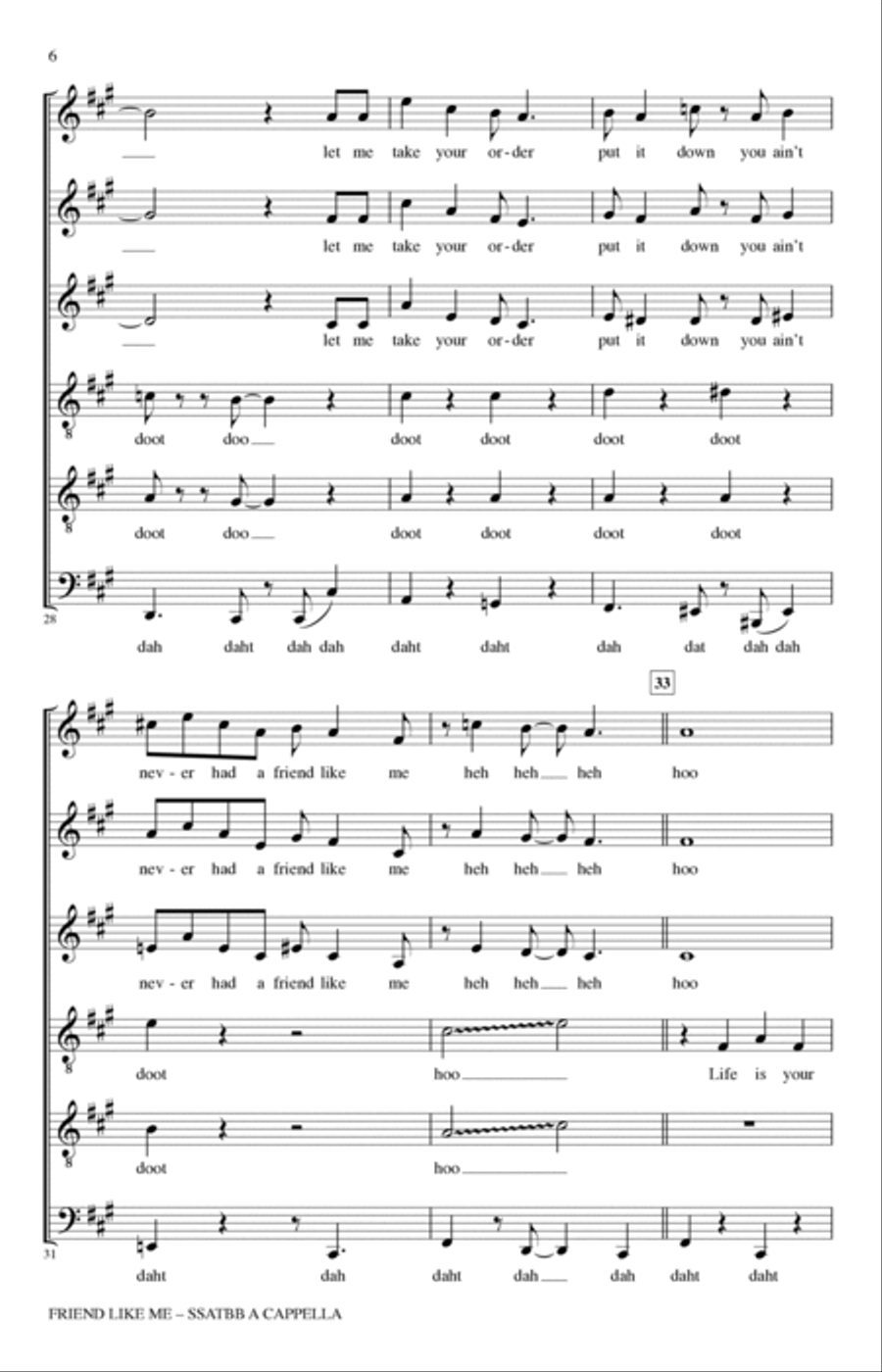 Friend Like Me (from Aladdin) (arr. Deke Sharon)
