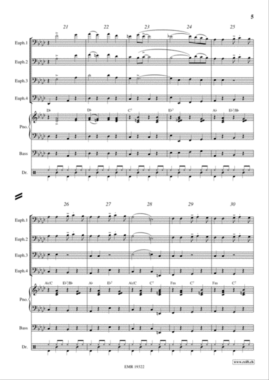 Good Friends Euphonium Quartet scores gallery preview page 5
