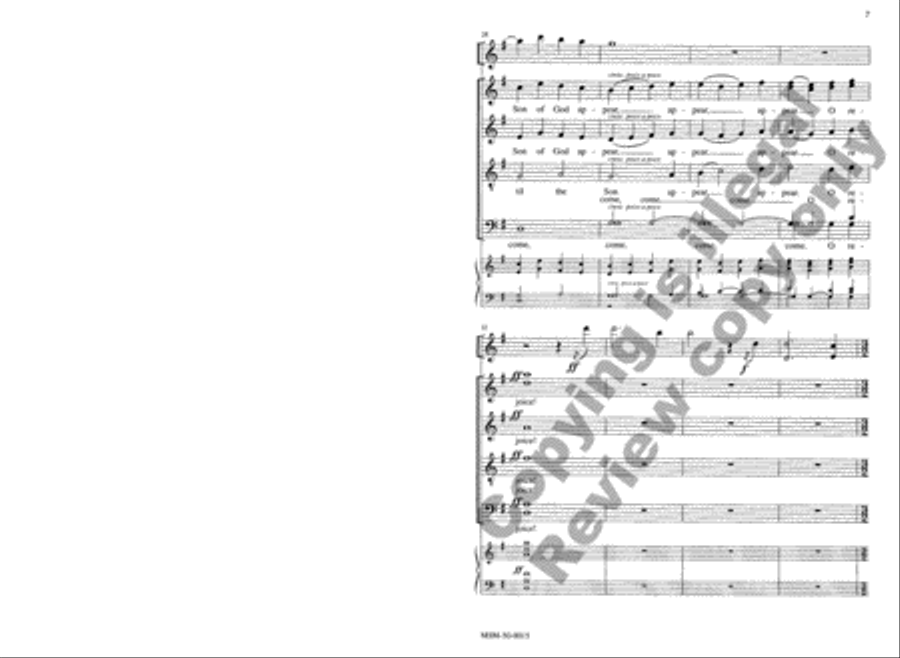 O Come, O Come, Emmanuel SSATBB scores gallery preview page 6