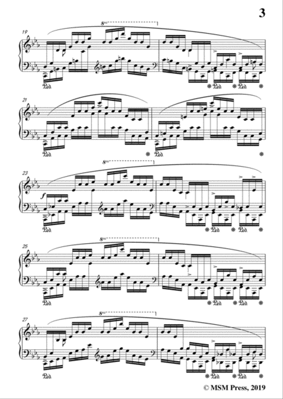 Chopin-Polonaise,in A flat Major,B.5,for Piano Piano Solo scores gallery preview page 5