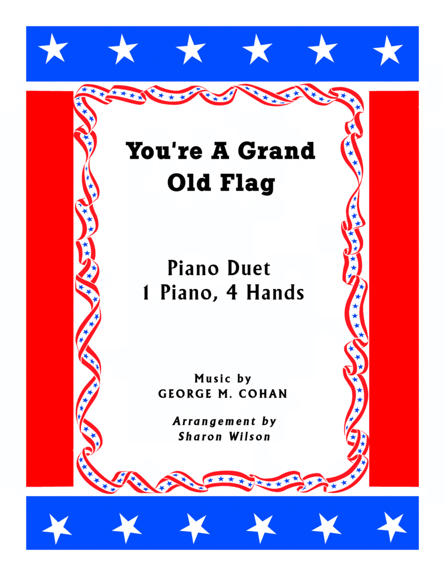 You're A Grand Old Flag (1 Piano, 4 Hands Duet) 1 Piano, 4-Hands scores gallery preview page 1