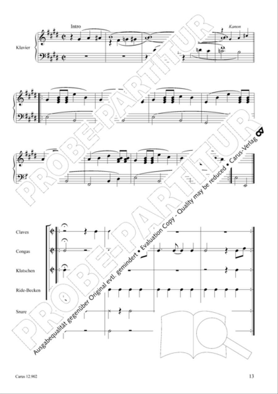 Gute-Laune-Kanons 4-Part scores gallery preview page 14