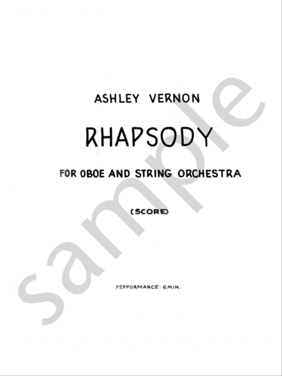 Rhapsody Oboe scores gallery preview page 2