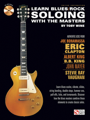 Book cover for Learn Blues/Rock Soloing with the Masters