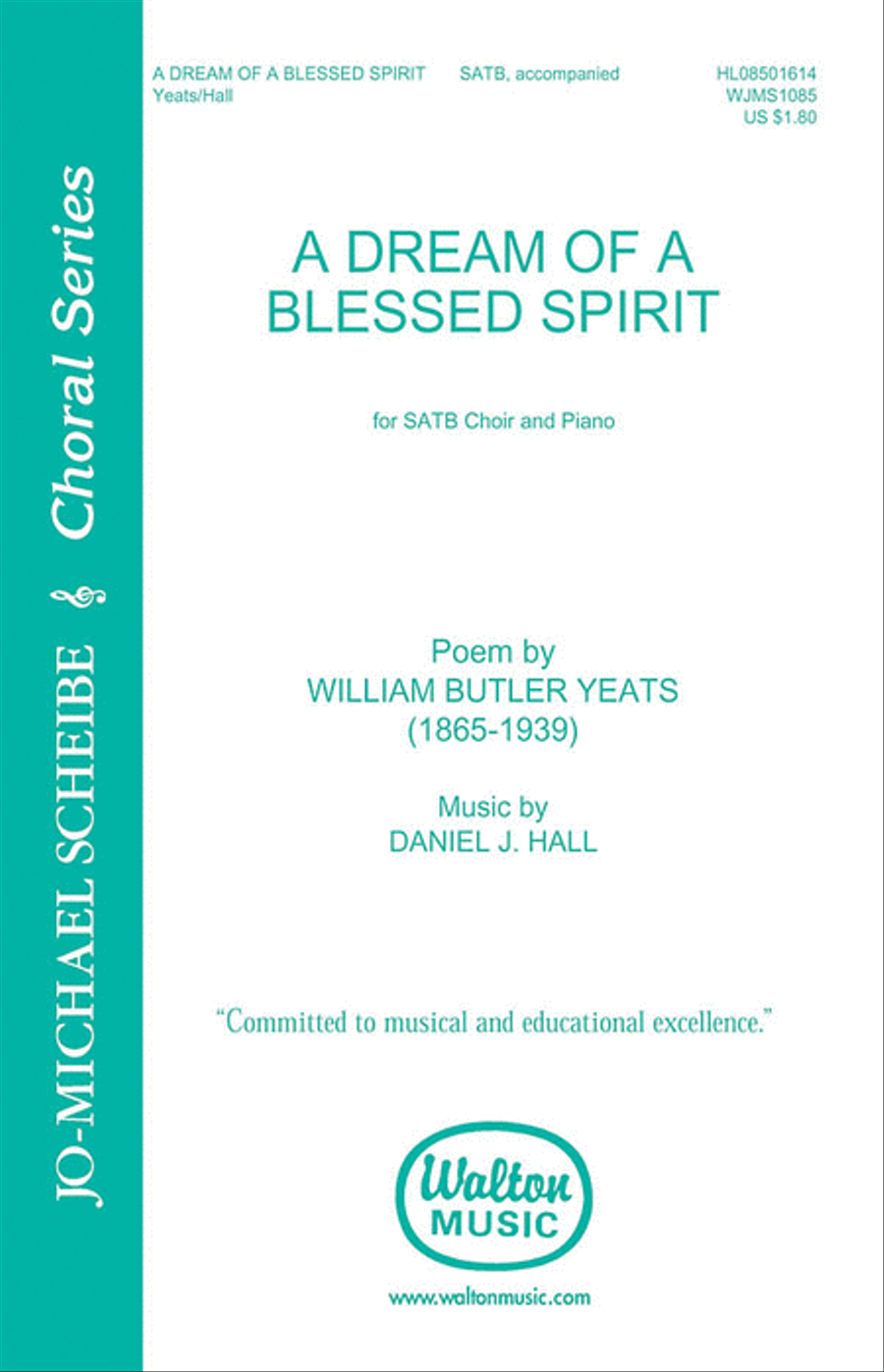 A Dream of a Blessed Spirit 4-Part scores gallery preview page 1