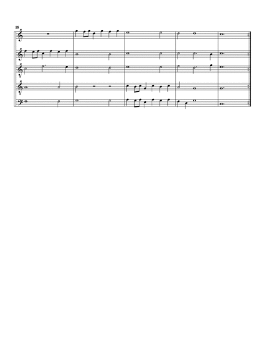 Fünff-stimmigte blasende Music, 1685 (Arranged for 5 recorders (SSATB))