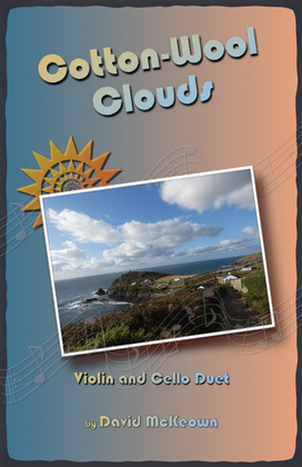 Book cover for Cotton Wool Clouds for Violin and Cello Duet