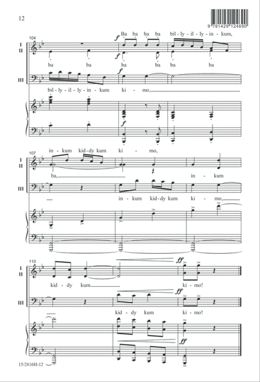 Kimineero (The Carrion Crow) 3-Part scores gallery preview page 13
