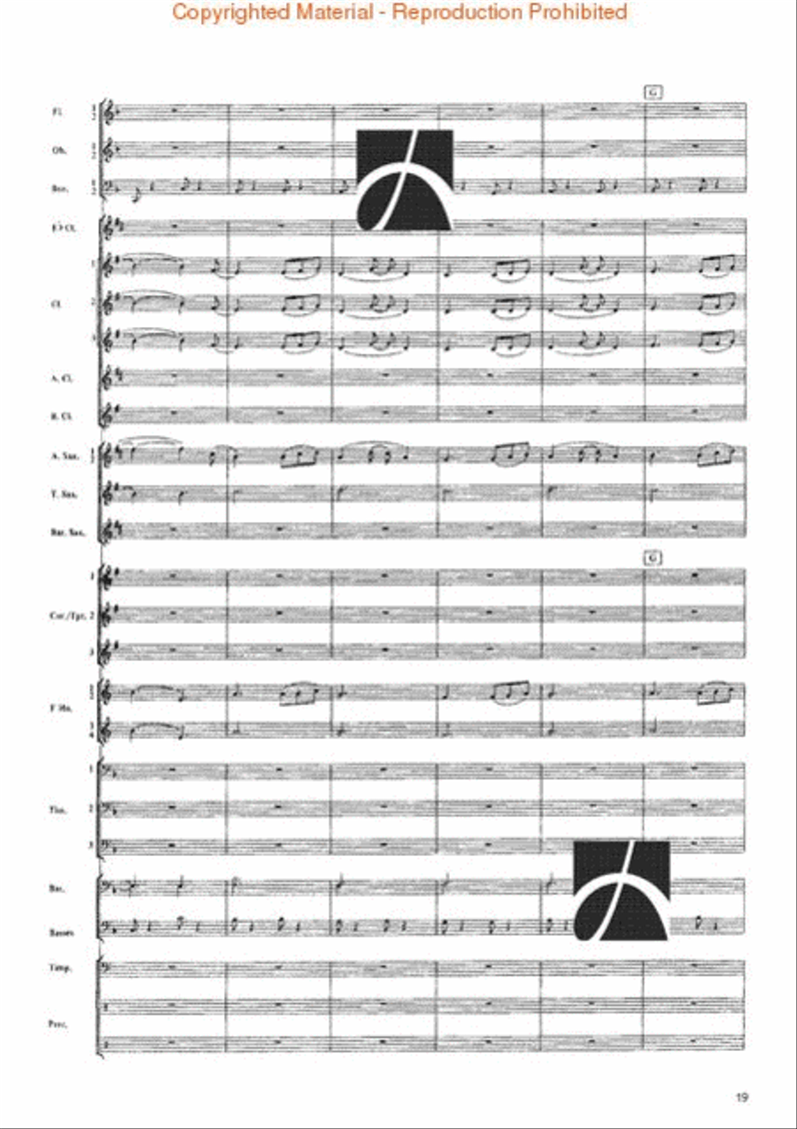 La Storia Concert Band scores gallery preview page 15