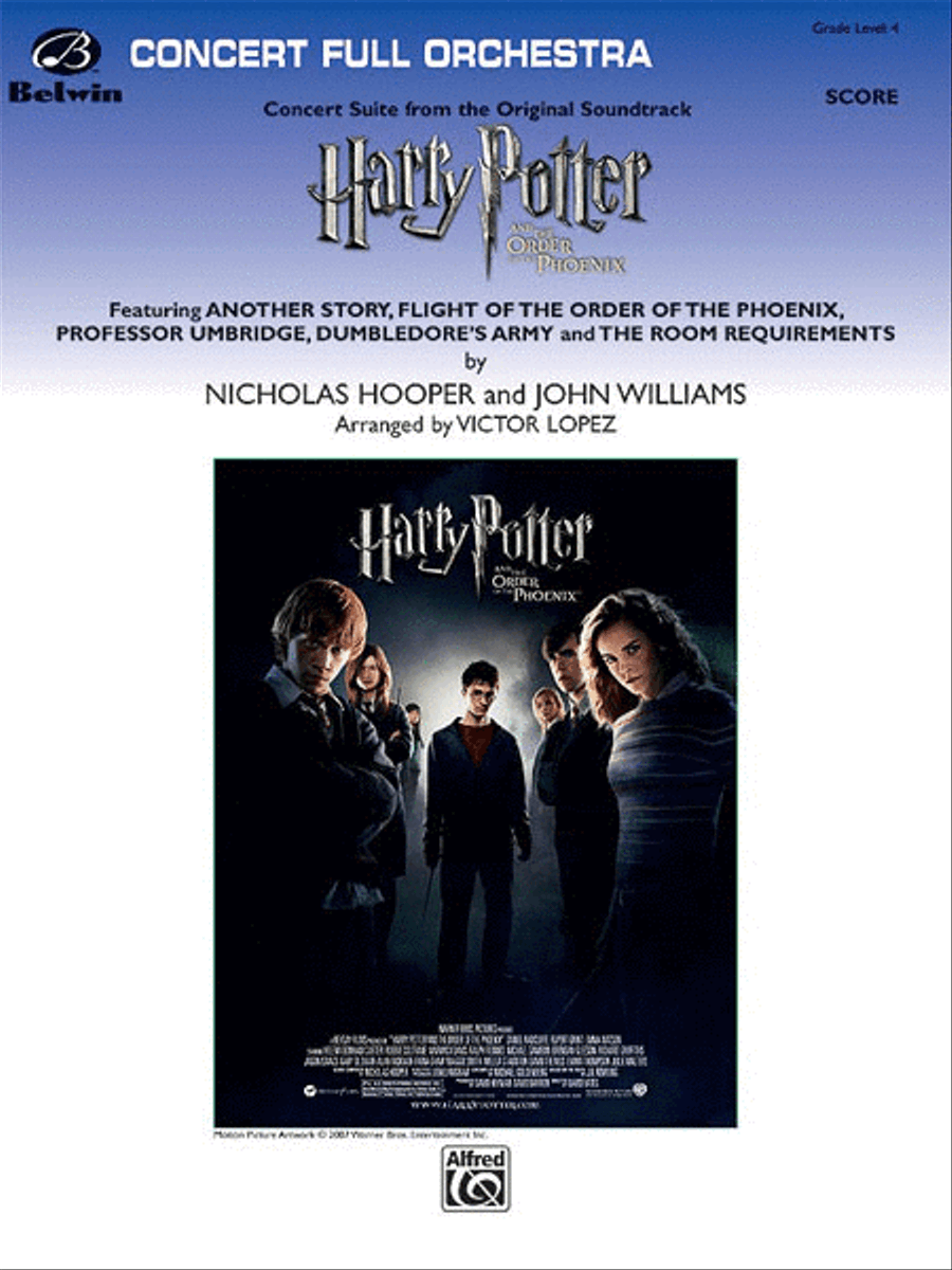 Concert Suite from Harry Potter and the Order of the Phoenix Full Orchestra scores gallery preview page 1