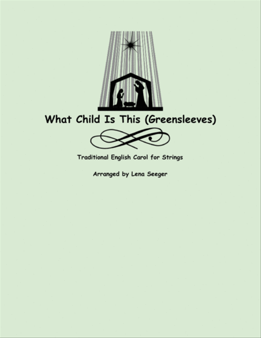 What Child is This String Trio scores gallery preview page 1