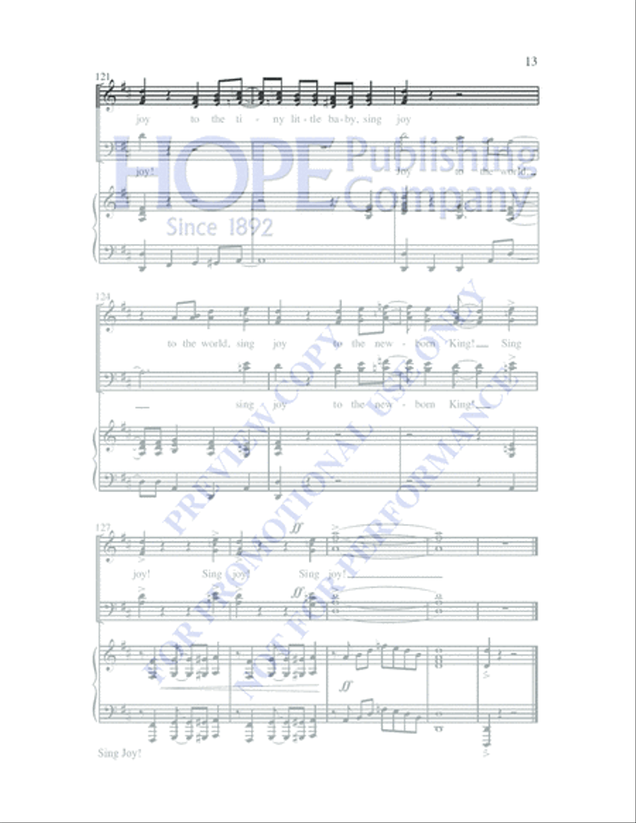 Joy! 4-Part scores gallery preview page 16