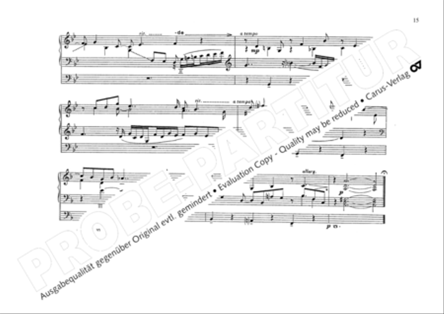 O God, from heaven look on us (Ach Gott, vom Himmel sieh darein) Organ scores gallery preview page 18