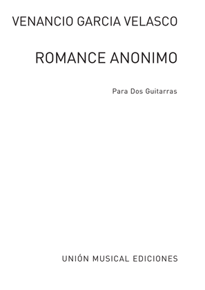 Book cover for Romance Anonimo