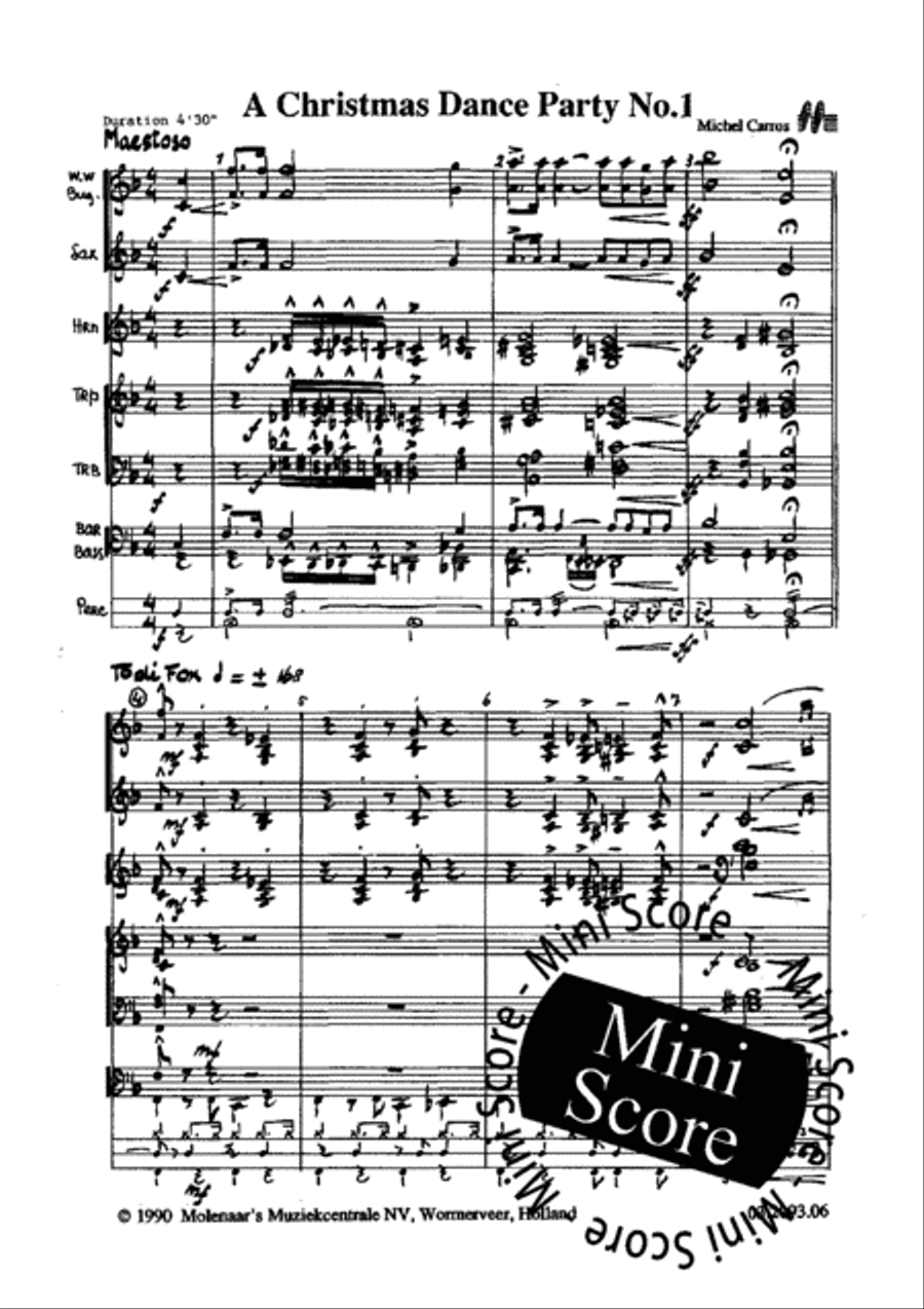 A Christmas Dance Party Big Band scores gallery preview page 5