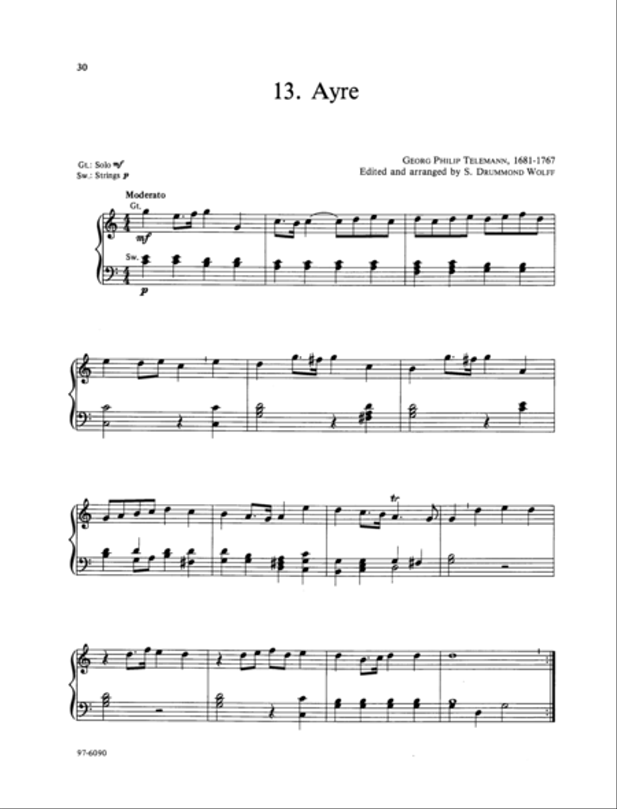 Baroque Music for Manuals, Vol. V Organ scores gallery preview page 14