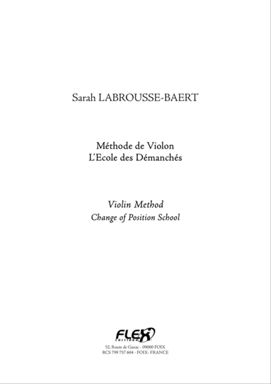 Tuition Book - Violin Method