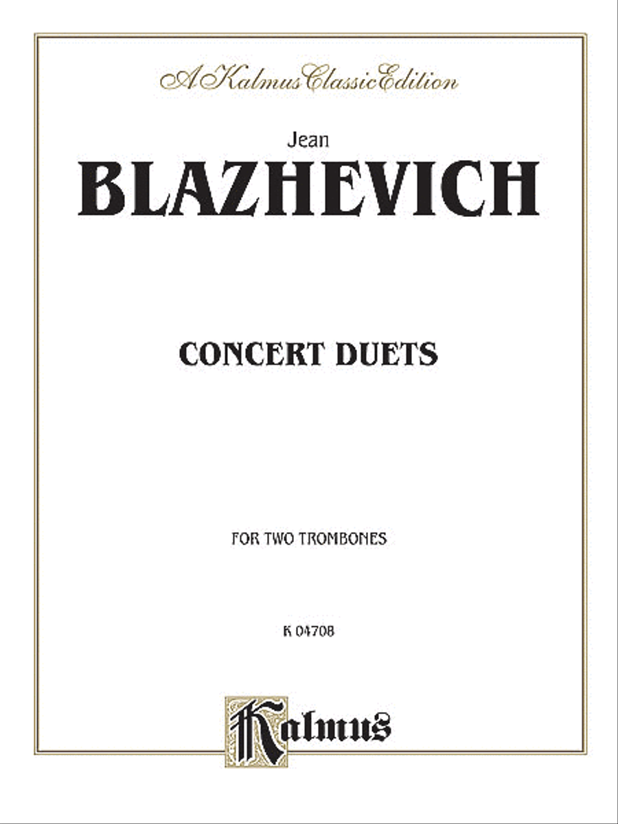 Concert Duets Concert Duets Trombone Duet scores gallery preview page 1