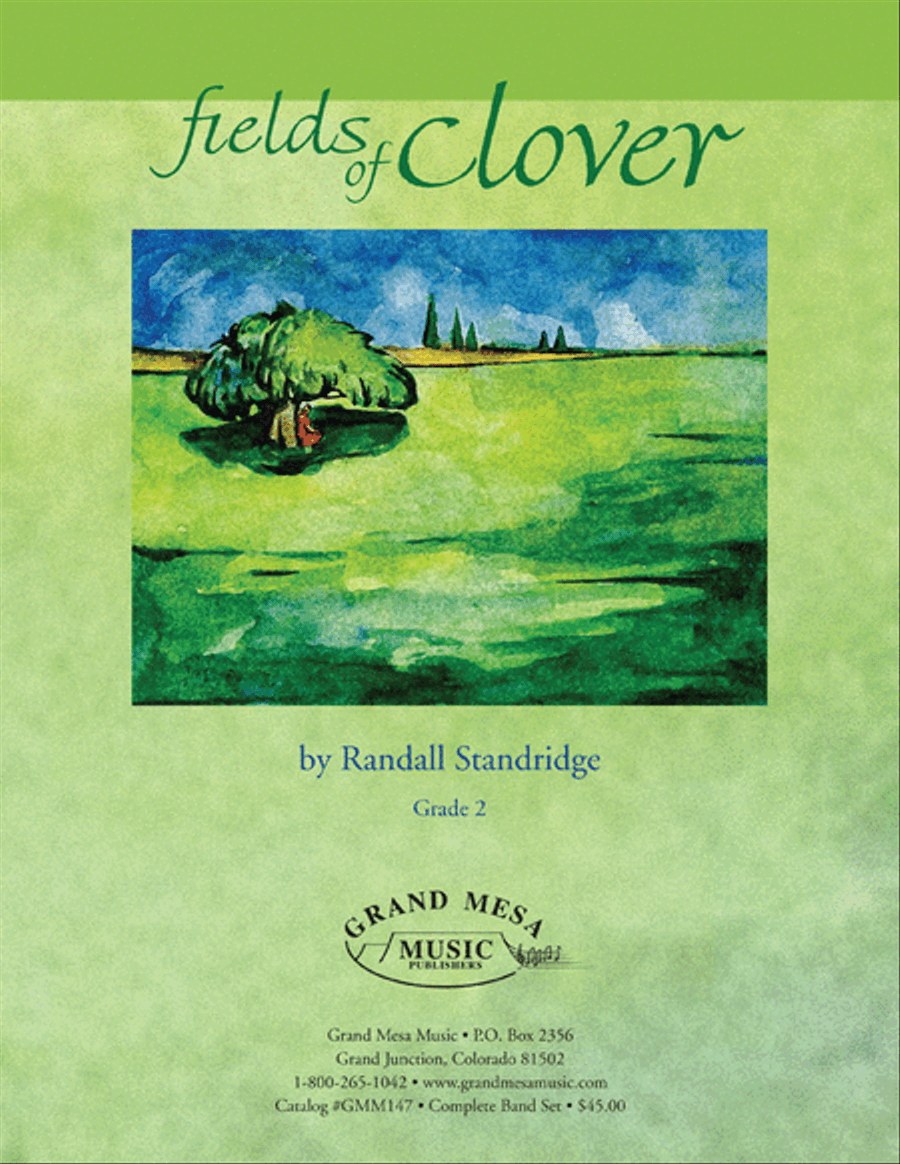Fields of Clover Concert Band scores gallery preview page 1
