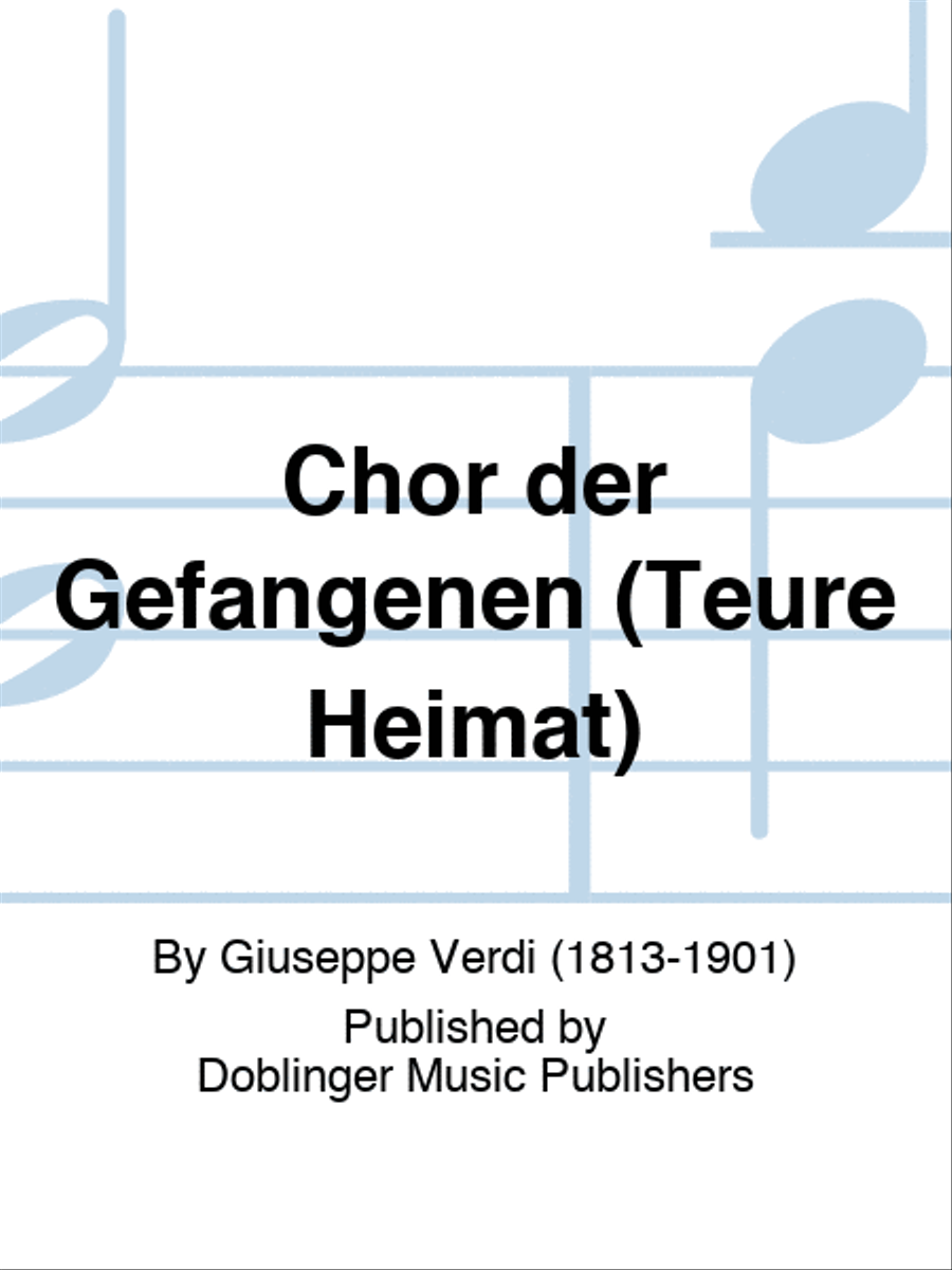 Chor der Gefangenen (Teure Heimat) Accordion Orchestra scores gallery preview page 1