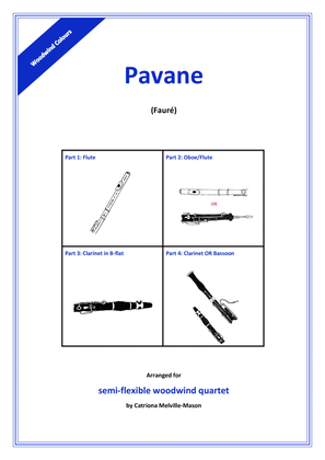 Pavane (semi-flexible 4-part woodwind)