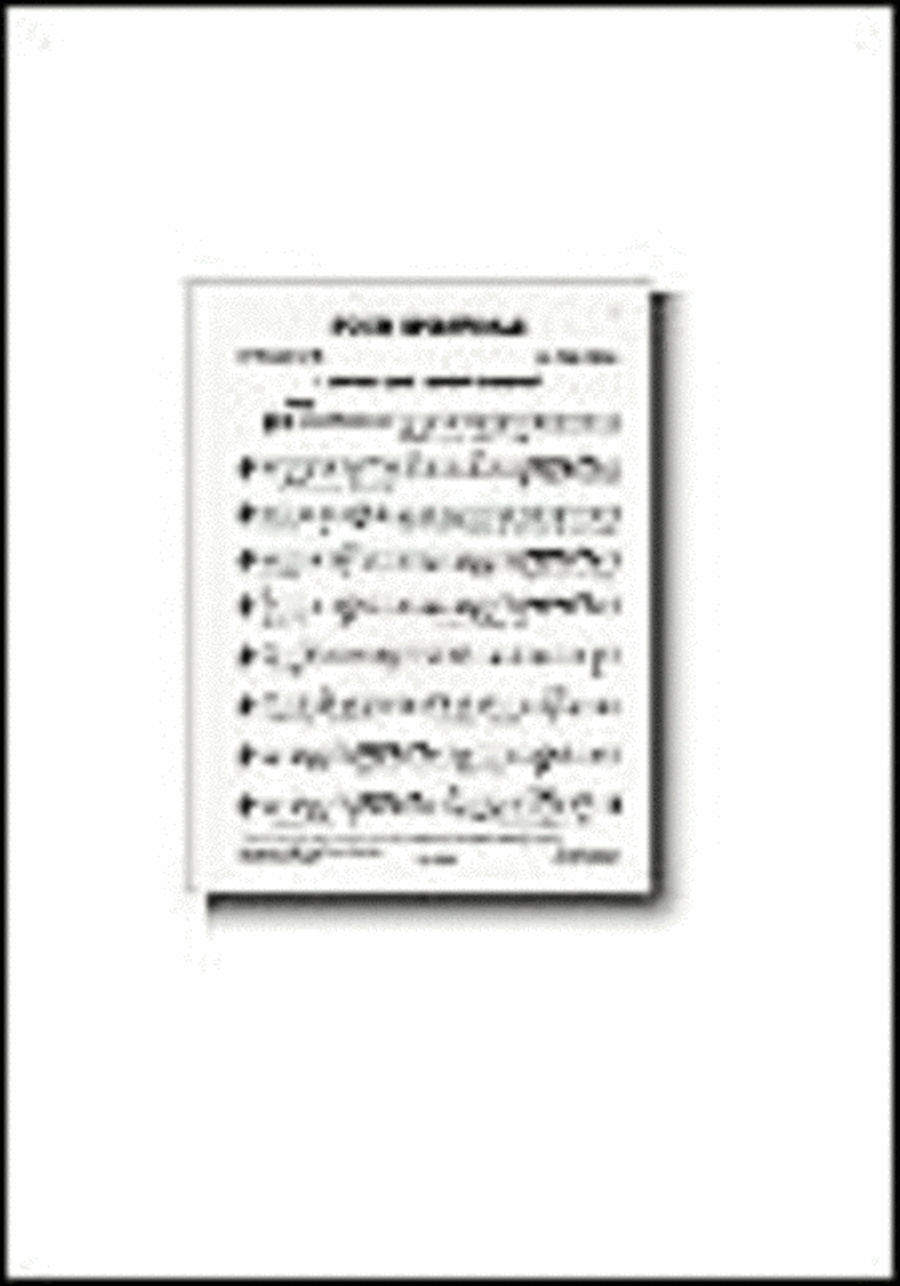 4 Spirituals Brass Ensemble scores gallery preview page 1