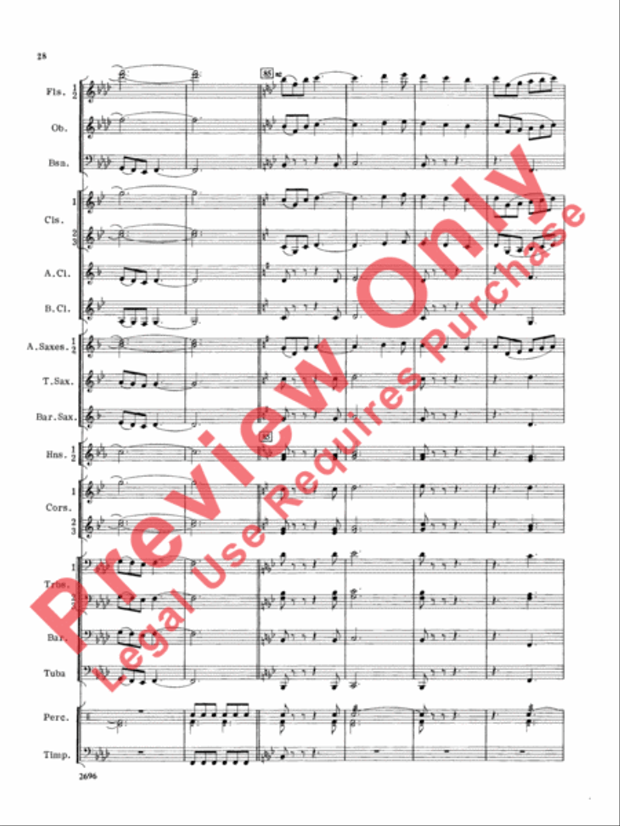 Hudson River Suite Hudson River Suite Concert Band scores gallery preview page 29