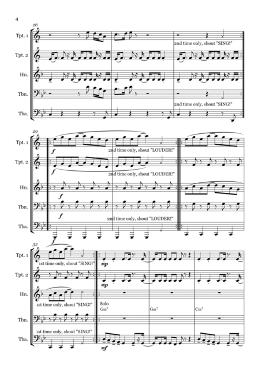 Sing Horn scores gallery preview page 6