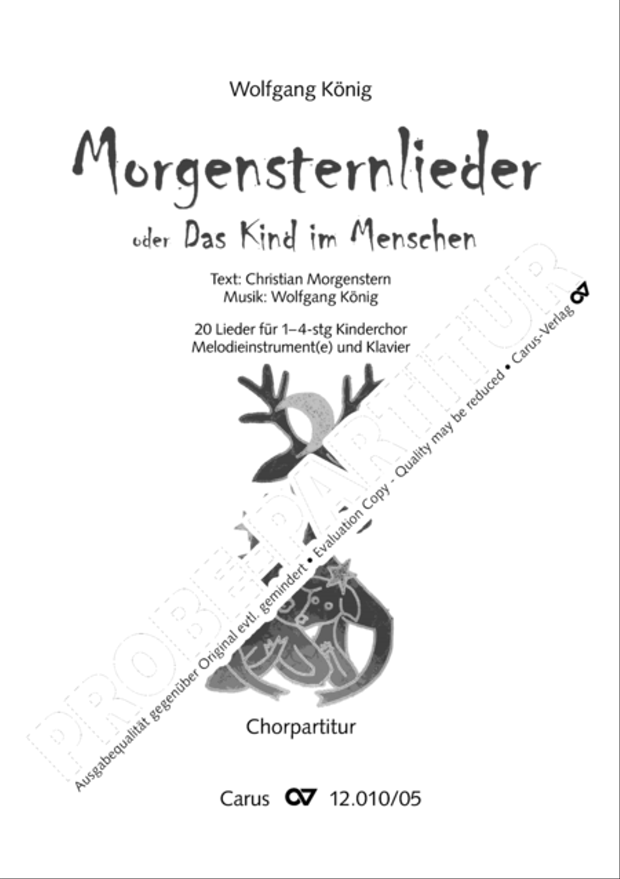 Morgensternlieder Choir scores gallery preview page 2
