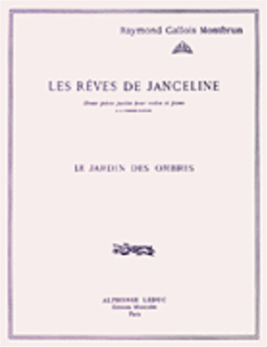 Les Reves de Janceline - 7. Le Jardin des Ombres Violin Solo scores gallery preview page 1
