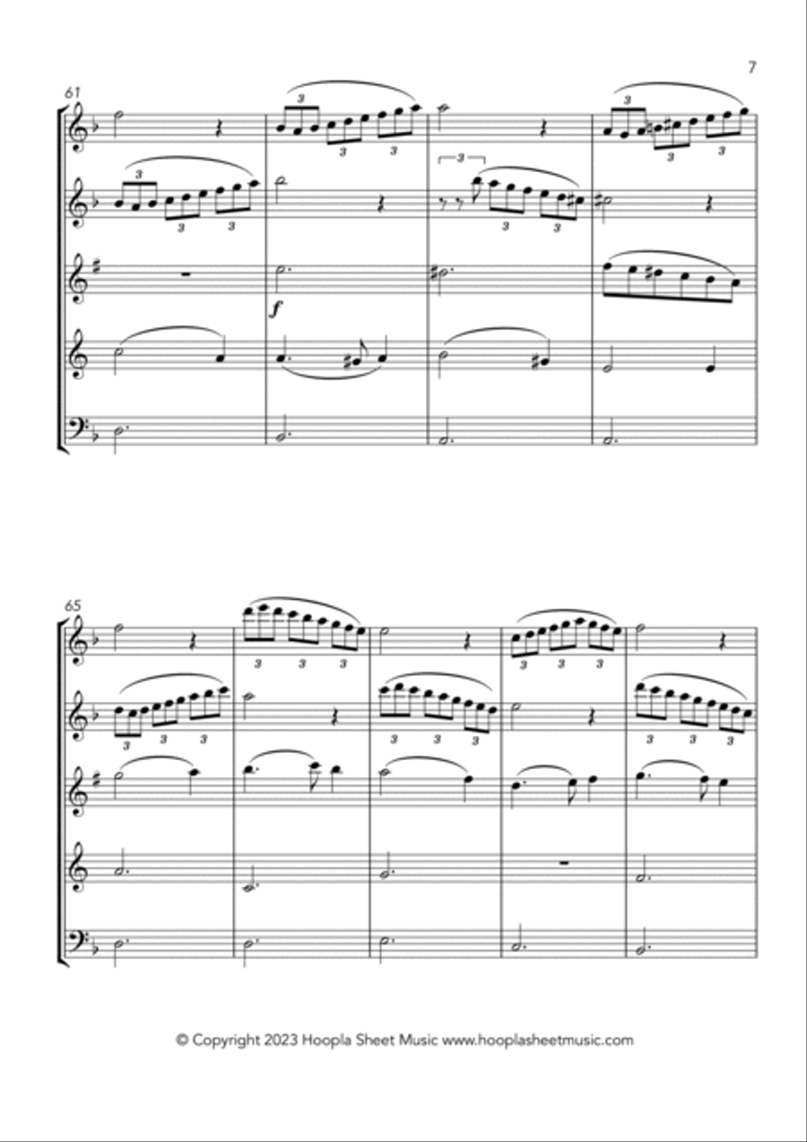 Greensleeves (Fantasy) Greensleeves (Fantasy) Woodwind Quintet scores gallery preview page 6