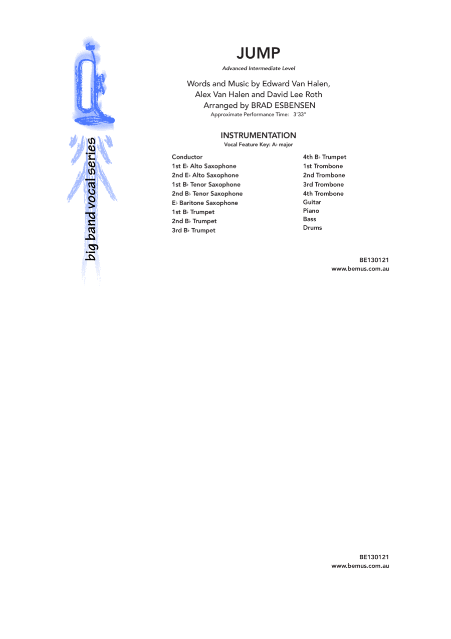 Jump Jazz Ensemble scores gallery preview page 1