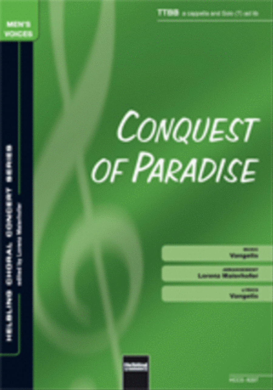 Conquest of Paradise Conquest of Paradise TTBB scores gallery preview page 1