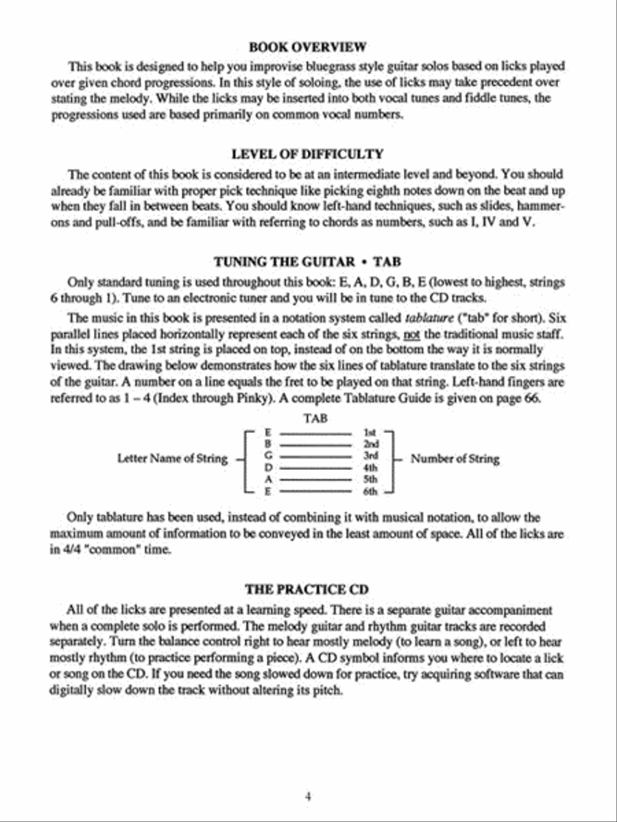 400 Smokin' Bluegrass Guitar Licks Acoustic Guitar scores gallery preview page 4