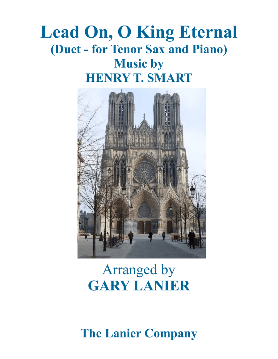 LEAD ON, O KING ETERNAL (Duet – Tenor Sax & Piano with Parts) Woodwind Duet scores gallery preview page 1