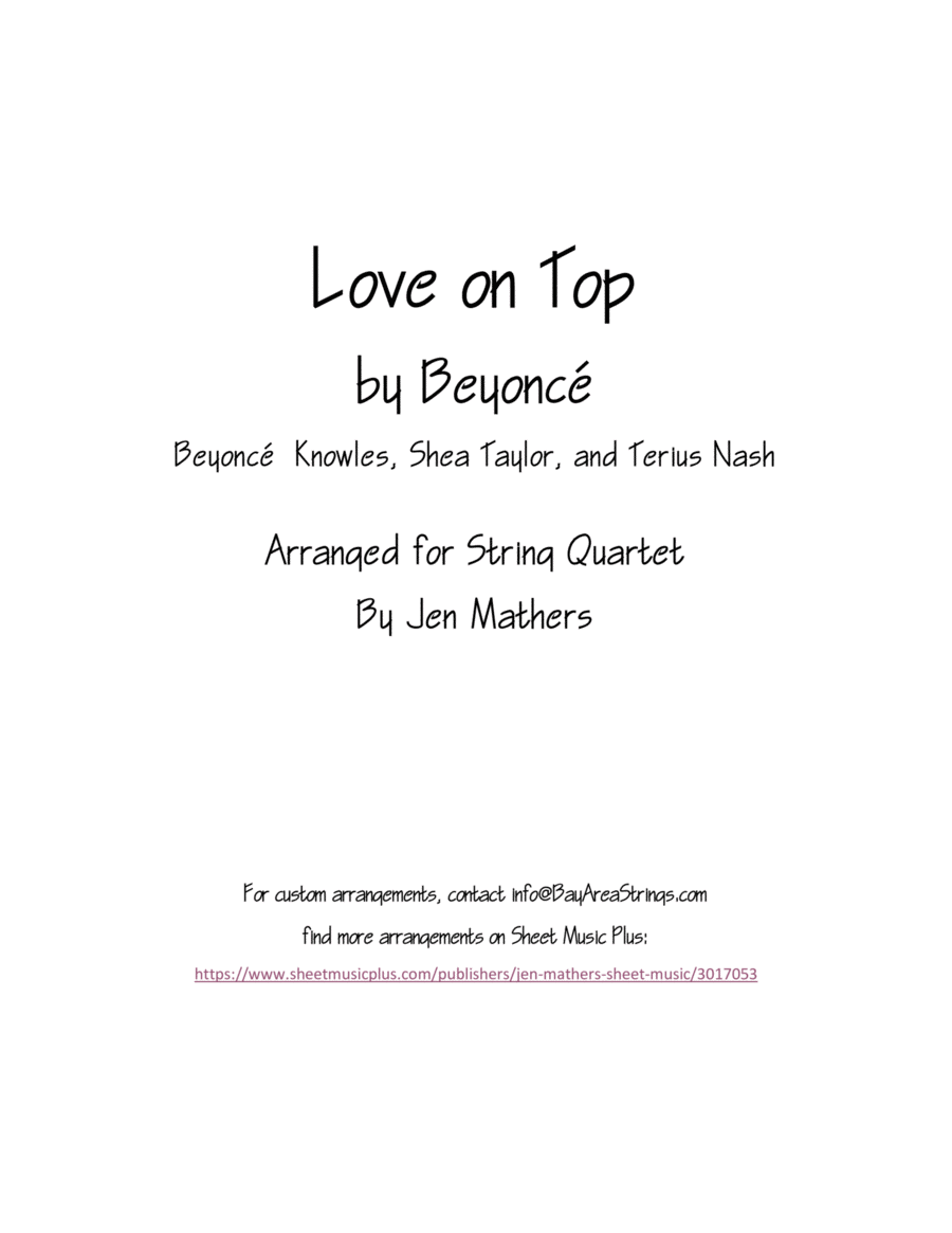 Book cover for Love On Top