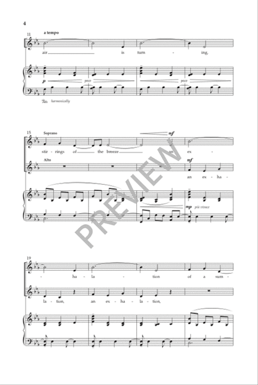 October Sun 4-Part scores gallery preview page 5