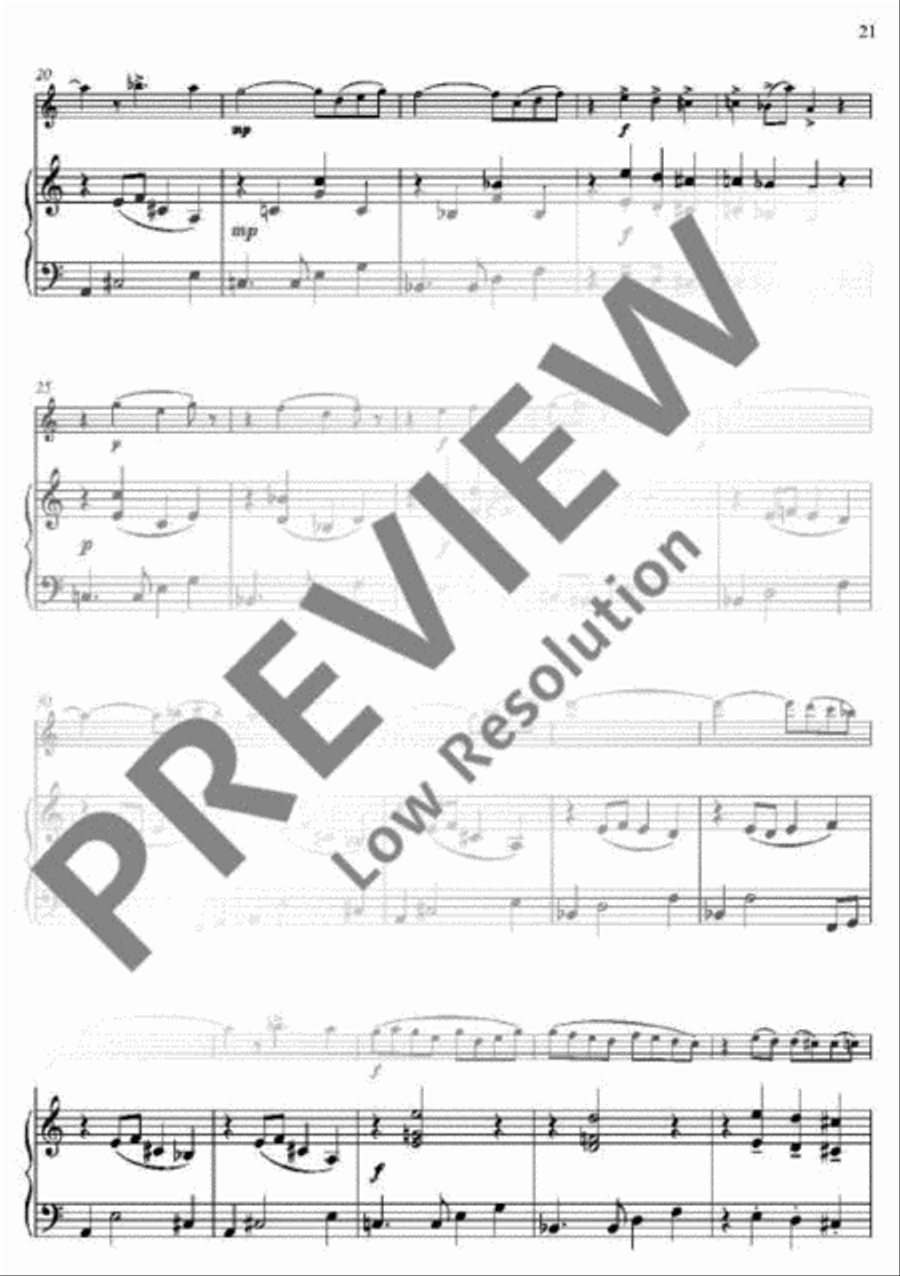 Modern Flutist Flute Solo scores gallery preview page 20