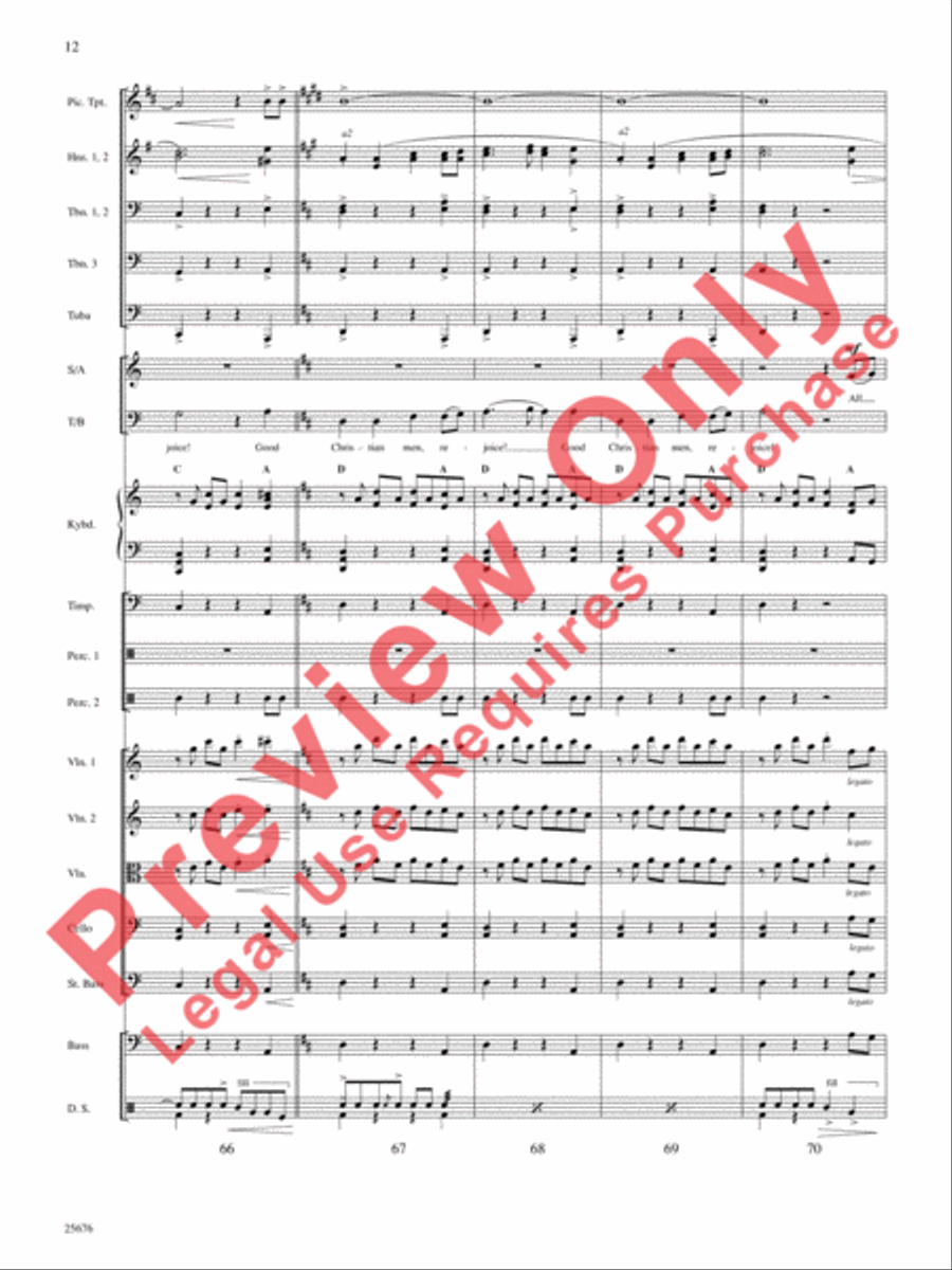 Good Christian Men, Rejoice Medley Good Christian Men, Rejoice Medley Choir scores gallery preview page 13