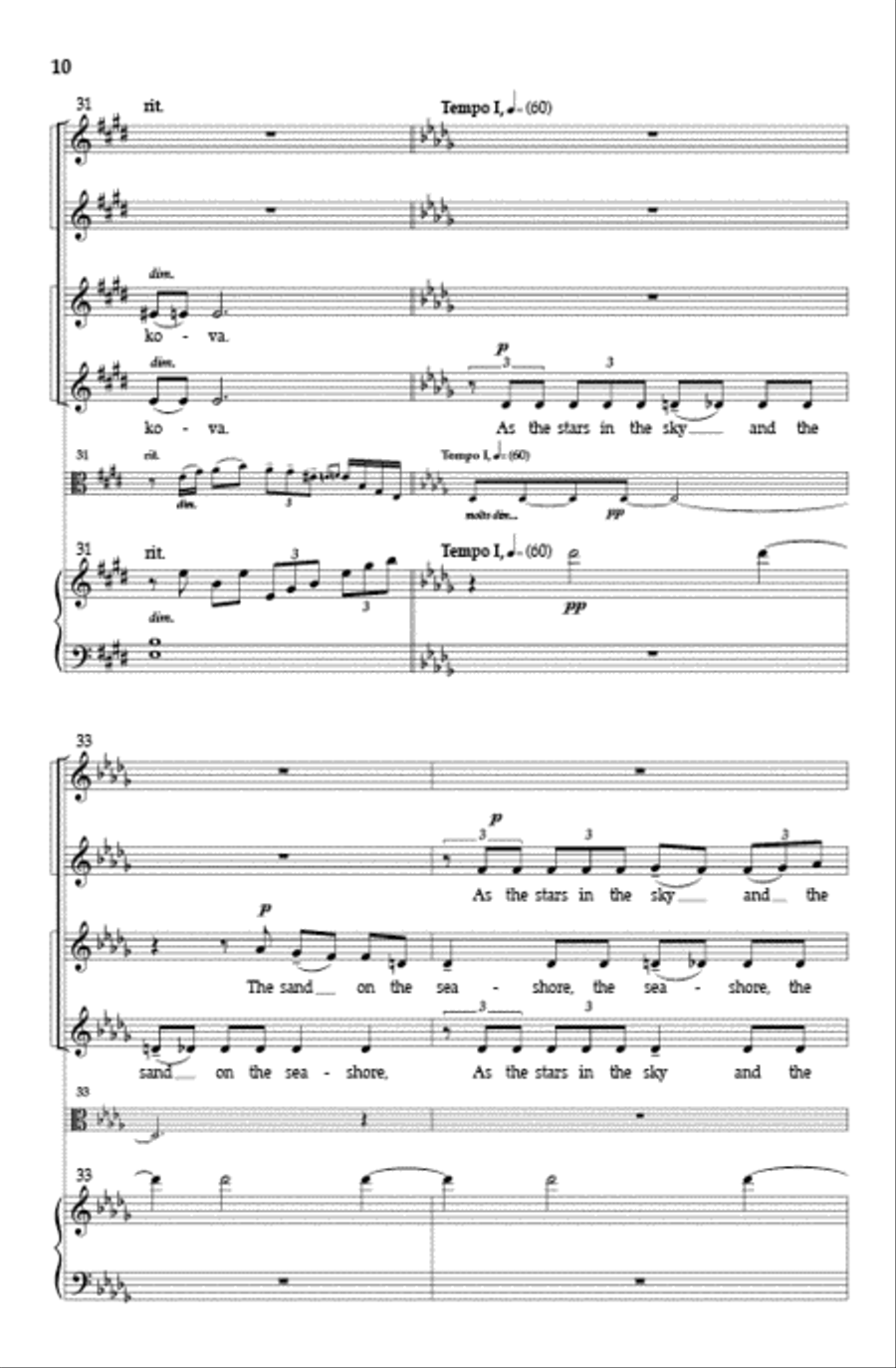 Reflections from Yad Vashem (Vocal Score) SSAA scores gallery preview page 9