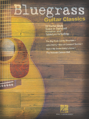 Book cover for Bluegrass Guitar Classics