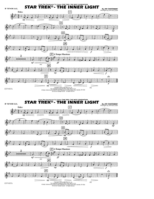 Star Trek - The Inner Light - Bb Tenor Sax