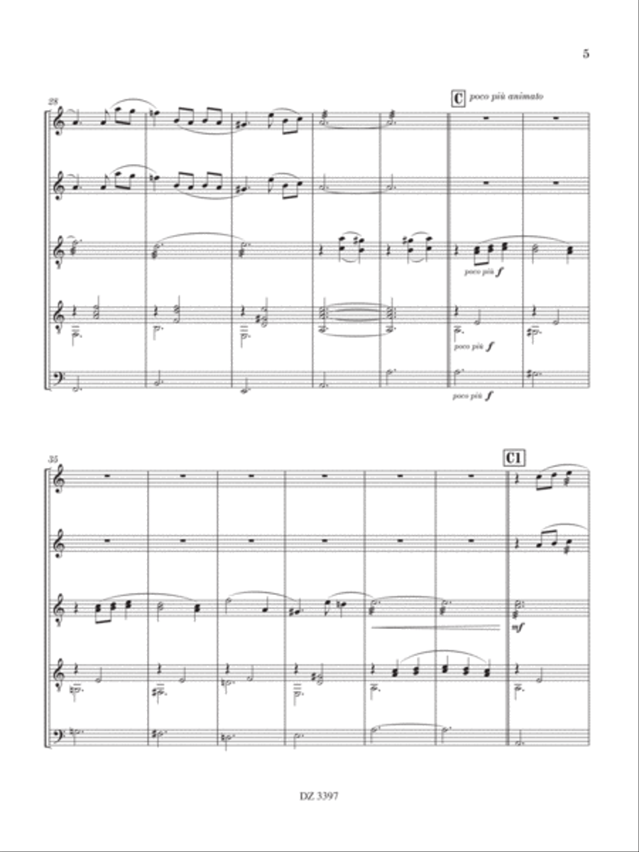 3 Pièces Orchestra scores gallery preview page 6