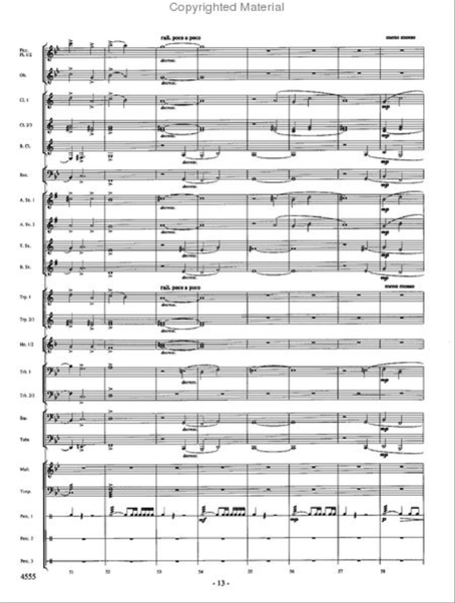 Beyond the Higher Skies Concert Band scores gallery preview page 12