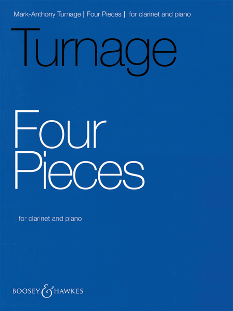 4 Pieces Clarinet Solo scores gallery preview page 1