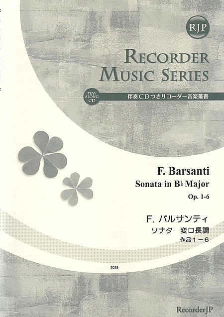 Francesco Barsanti: Sonata in B-flat Major, Op. 1-6